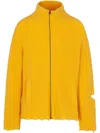 A Paper Kid Knitted Jacket In Yellow