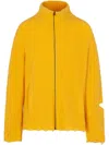 A Paper Kid Knitted Jacket In Yellow & Orange