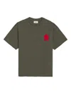 A Paper Kid Logo-appliqué T-shirt In Green