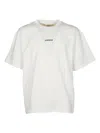 A Paper Kid Logo Chest T-shirt In Cream
