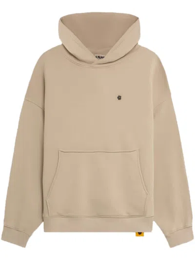 A Paper Kid Logo Hoodie In Neutrals