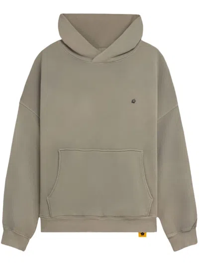 A Paper Kid Logo Hoodie In Neutrals