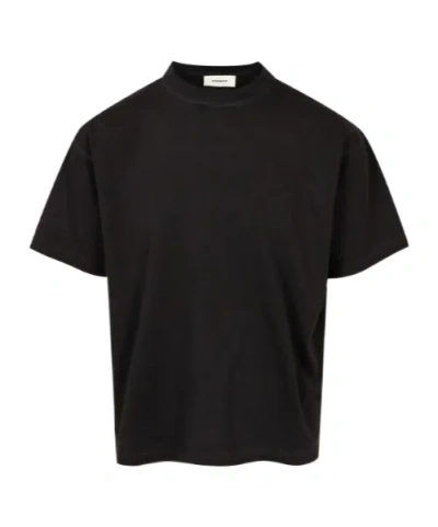 A Paper Kid Logo Jersey T-shirt In Black