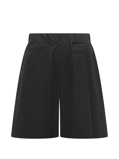 A Paper Kid Logo-patch Shorts In Black