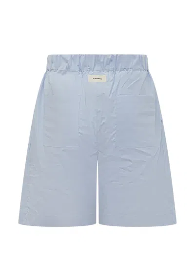 A Paper Kid Logo-patch Shorts In Blue