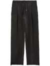 A Paper Kid Logo-patch Track Pants In 黑色