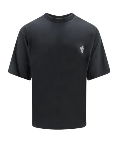 A Paper Kid Logo-print Cotton T-shirt In Black