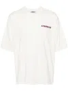 A Paper Kid Logo-print Cotton T-shirt In White