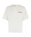 A Paper Kid Logo-print Cotton T-shirt In White