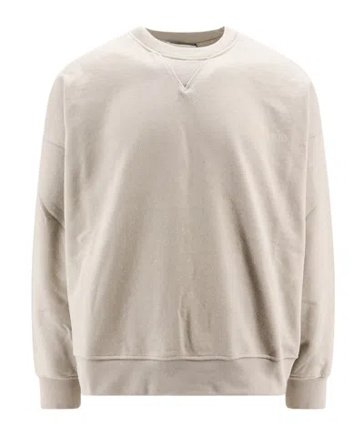 A Paper Kid Logo-print Jersey Sweatshirt In Beige