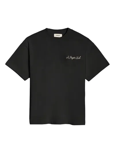 A PAPER KID LOGO-PRINT T-SHIRT