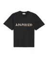 A Paper Kid Logo-print T-shirt In Black