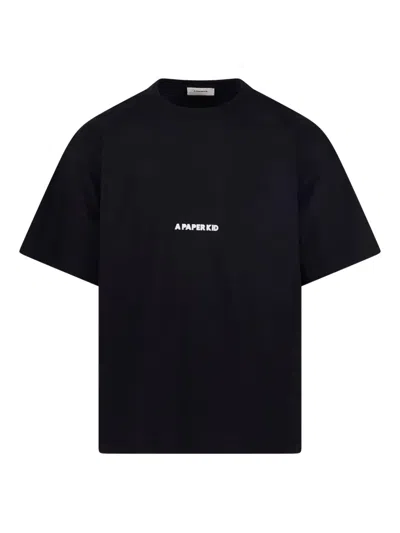 A PAPER KID LOGO-PRINT T-SHIRT