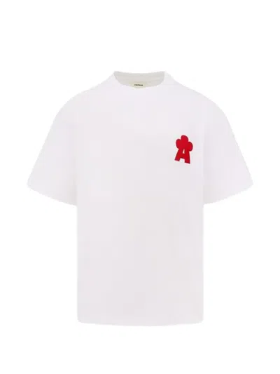 A Paper Kid Logo-detail T-shirt In White