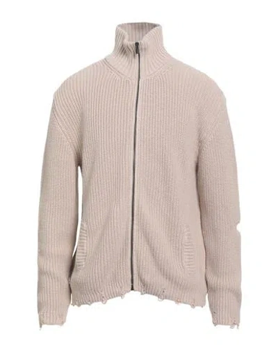 A Paper Kid Man Cardigan Beige Size Xl Organic Cotton, Merino Wool In Neutral
