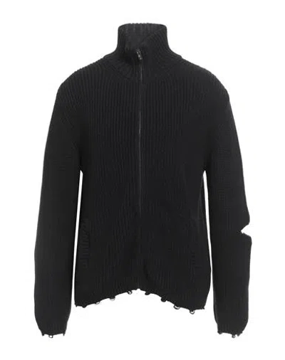 A Paper Kid Man Cardigan Black Size S Organic Cotton, Merino Wool