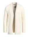 A Paper Kid Man Cardigan Ivory Size Xl Cotton In White