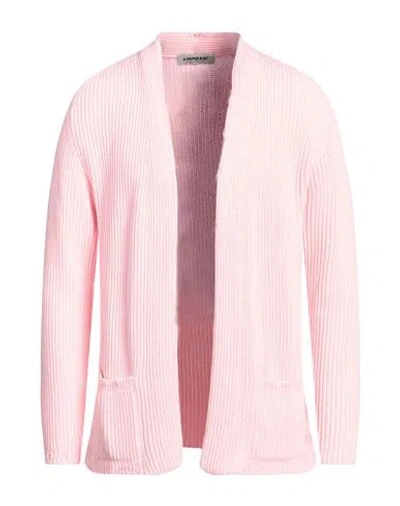 A Paper Kid Man Cardigan Pink Size L Cotton
