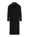 A Paper Kid Man Coat Black Size 38 Polyester, Viscose