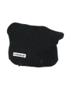 A Paper Kid Man Hat Black Size Onesize Merino Wool, Cashmere