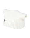 A Paper Kid Man Hat Cream Size Onesize Merino Wool, Cashmere In White