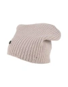A Paper Kid Man Hat Taupe Size Onesize Merino Wool, Cashmere In Gray