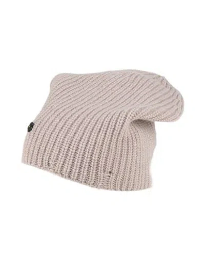 A Paper Kid Man Hat Taupe Size Onesize Merino Wool, Cashmere In Gray