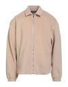 A Paper Kid Man Jacket Beige Size Xl Polyester, Viscose In Neutral