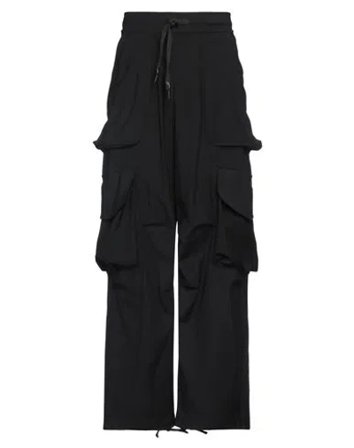 A Paper Kid Man Pants Black Size S Polyester, Viscose, Elastane