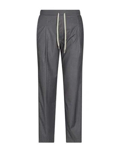A Paper Kid Man Pants Grey Size S Polyester, Viscose, Elastane In Gray
