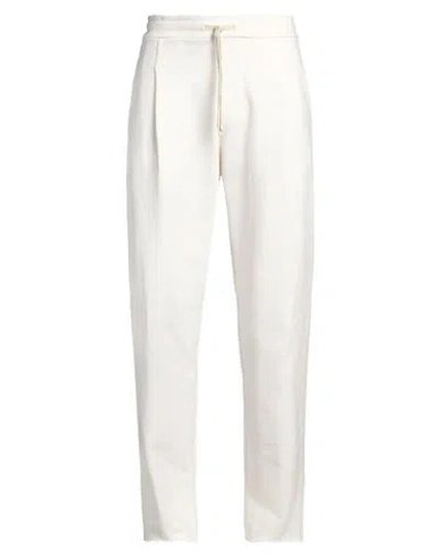 A PAPER KID A PAPER KID MAN PANTS WHITE SIZE XL COTTON