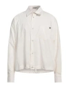 A Paper Kid Shirts Beige In White