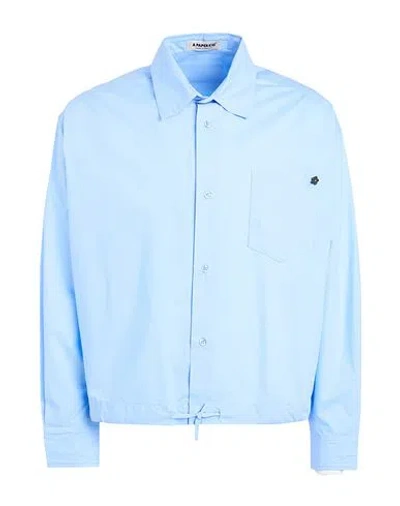 A Paper Kid Man Shirt Sky Blue Size S Cotton