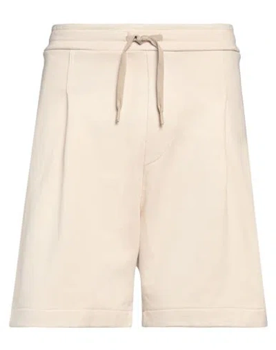 A Paper Kid Man Shorts & Bermuda Shorts Beige Size L Cotton In Neutral