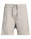 A Paper Kid Man Shorts & Bermuda Shorts Light Brown Size Xl Cotton In Beige