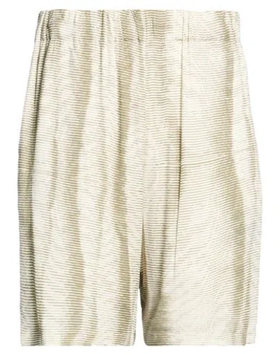A Paper Kid Man Shorts & Bermuda Shorts Military Green Size 32 Cotton