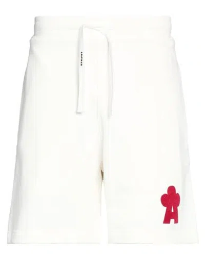 A Paper Kid Man Shorts & Bermuda Shorts White Size S Cotton
