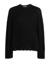 A Paper Kid Man Sweater Black Size Xl Cotton In Black
