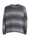 A Paper Kid Distressed-effect Cut-out Jumper In Grey