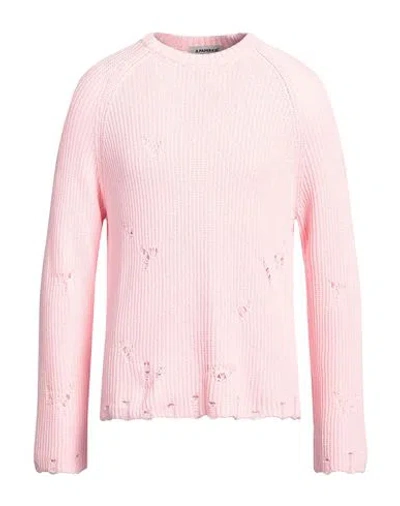 A Paper Kid Man Sweater Pink Size Xl Cotton