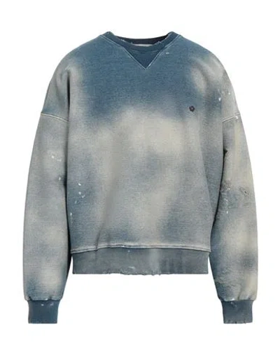 A Paper Kid Man Sweatshirt Blue Size Xl Cotton In Multi