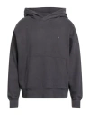 A Paper Kid Man Sweatshirt Charcoal Size S Cotton In Black
