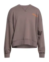 A Paper Kid Man Sweatshirt Khaki Size M Cotton In Brown