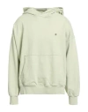 A Paper Kid Man Sweatshirt Light Green Size L Cotton In Green