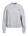 A Paper Kid Man Sweatshirt Light Grey Size M Cotton In Gray