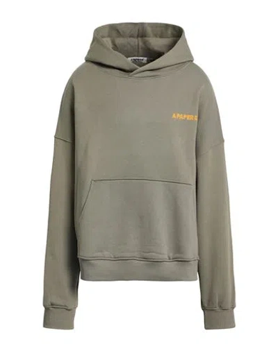 A Paper Kid Man Sweatshirt Sage Green Size Xl Cotton