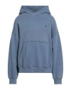 A Paper Kid Man Sweatshirt Slate Blue Size M Cotton