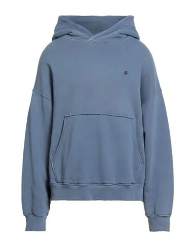 A Paper Kid Man Sweatshirt Slate Blue Size M Cotton