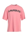 A Paper Kid Man T-shirt Antique Rose Size Xl Cotton In Pink