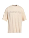 A Paper Kid Man T-shirt Beige Size L Cotton